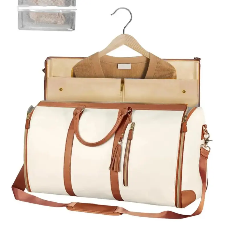 Multifunctional clothes-hanging travel storage bag, portable folding suit bag, large-capacity, handbag for business trip, Traveling Bag, Travel Duffle Bag, Convertible Garment Duffel Bag, Travel Duffels, Travel Essentials, Travel Duffel Bags