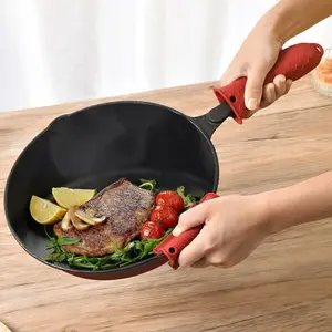 Silicone Pot Handle Cover Insulation Sleeve, Thickened Combination Pot Handle Guard, Heat Resistant Kitchen Utensil Protector