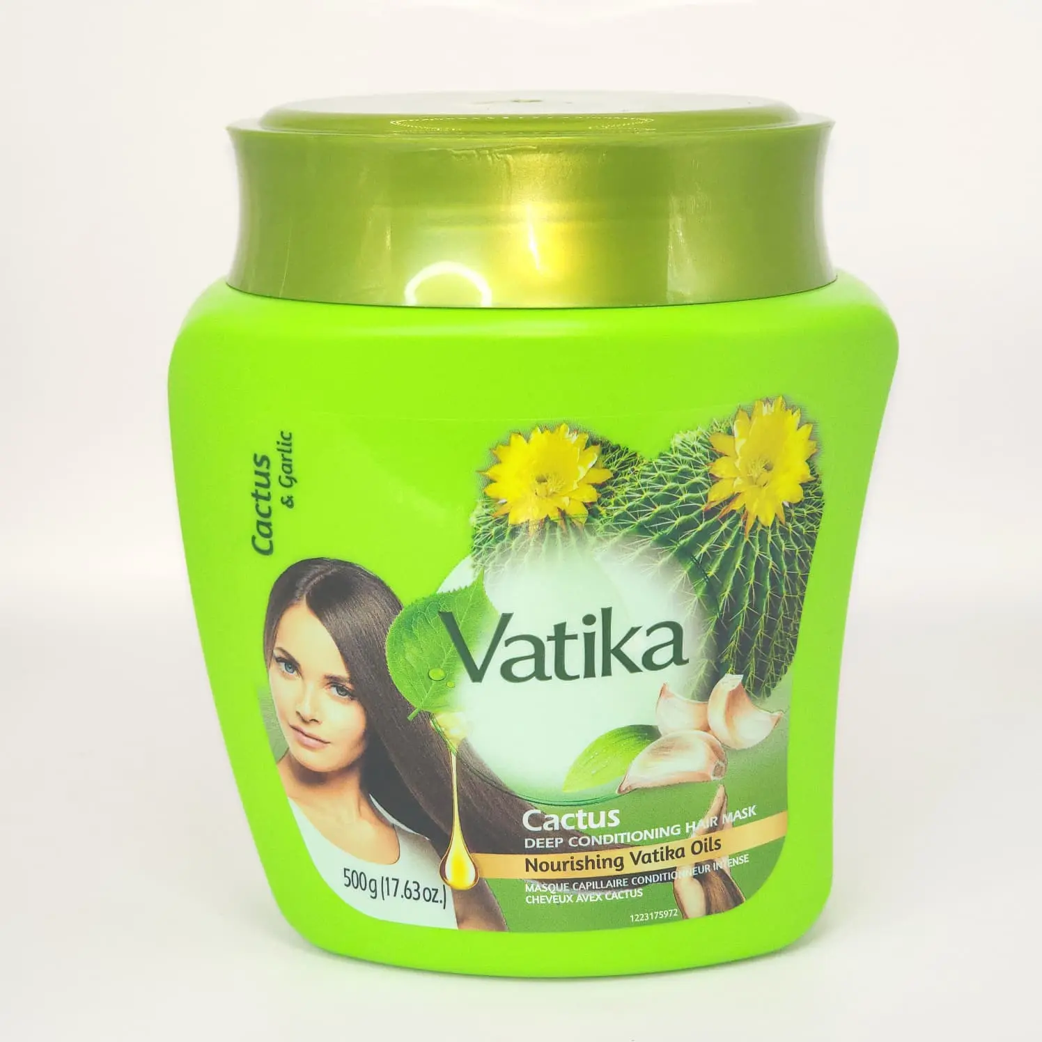 Vatika Cactus & Garlic Deep Conditioning Hair Mask 500g Nourishing Vatika Oils for Healthy Hair Care