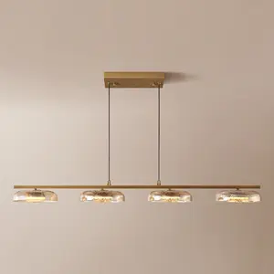 Hernest 48″ Crackle Glass Kitchen Island Pendant #dealsforyoudays