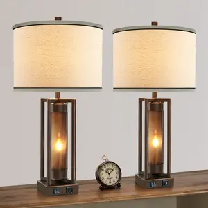 26” Lamps That Charge Phones + Have A Hidden Night Light — Total Game Changer