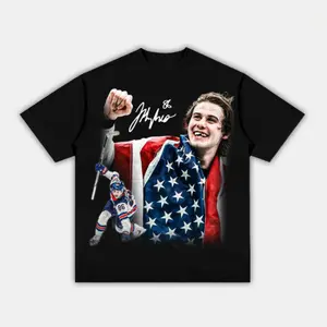 JACK HUGHES "GOLDEN GOAL" Adult and Youth TEE, Team USA T-Shirt, Winter Olympics Shirt, Graphic Tees, Vintage Y2K, Streetwear, Gift For Fan