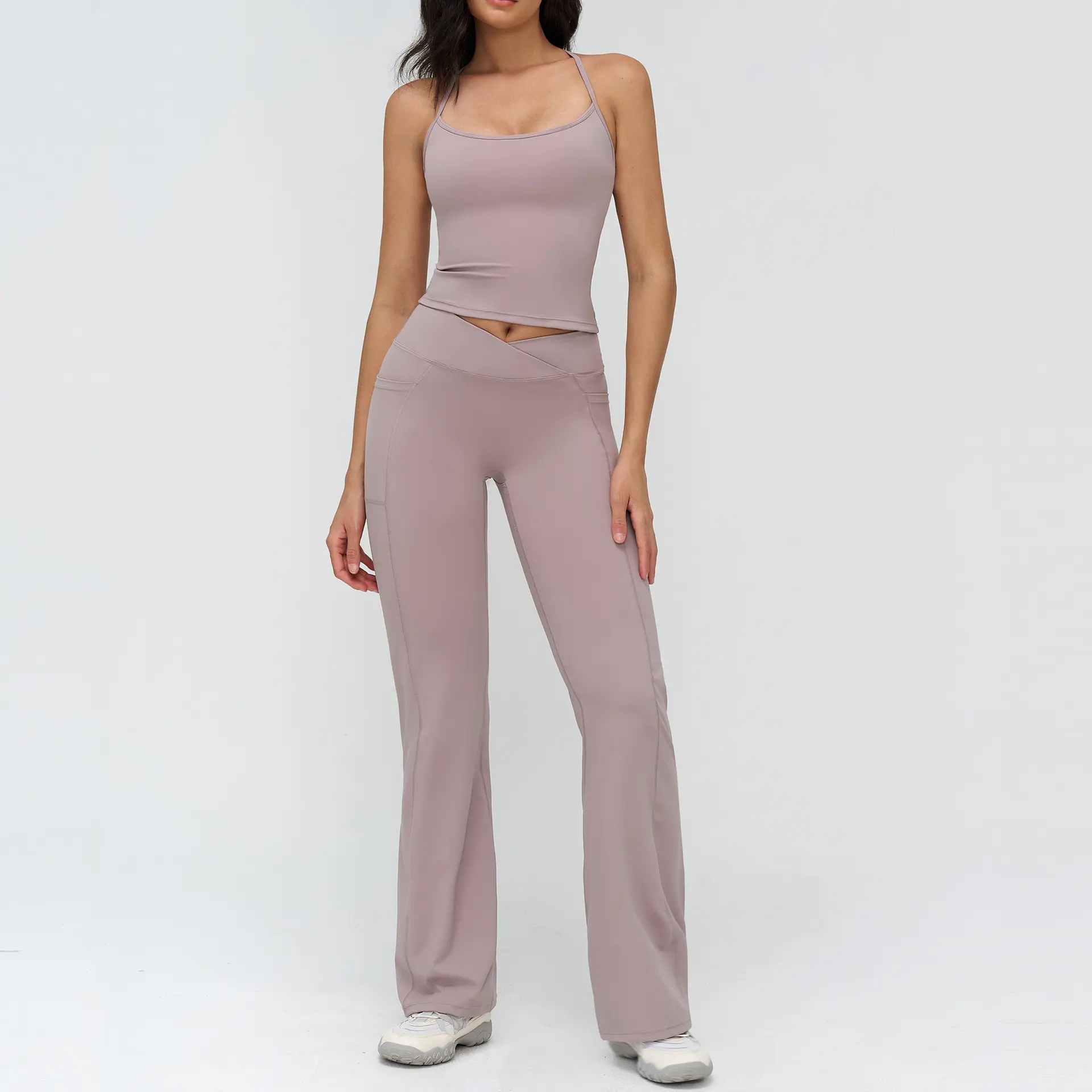 4518 vest+2030 2 flared pants   cigarett