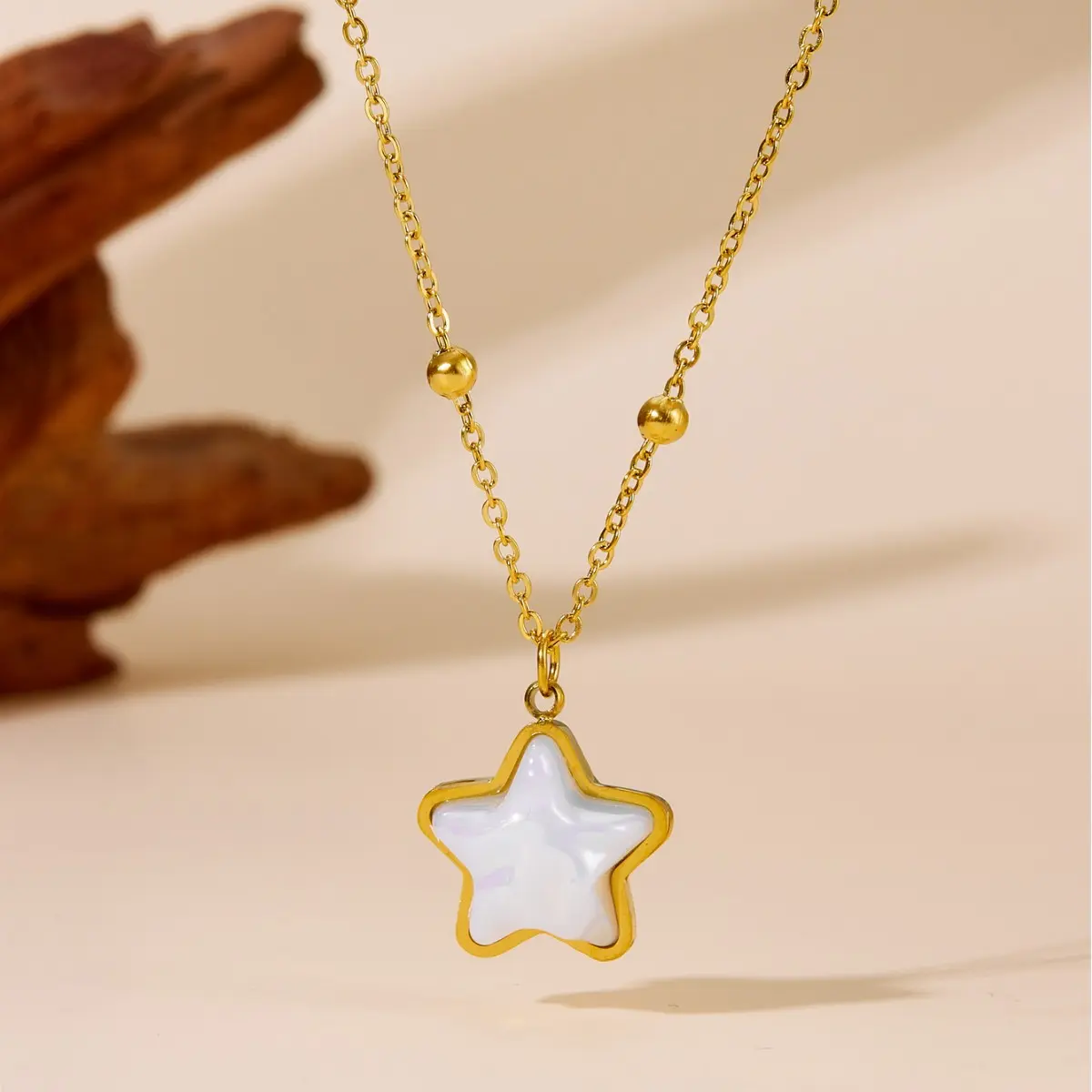Geometric planet personality minimalist furnace necklace female collarbone chain