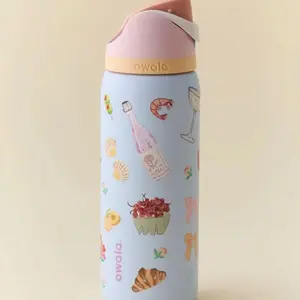 Owala Blue Base Supper Collection Tumbler 32oz Insulated Water Bottle Durable for Hiking Camping & Outdoor Adventures 32oz Capacity Keeps Drinks Fresh Portable Mug stainless childrens cups with straw