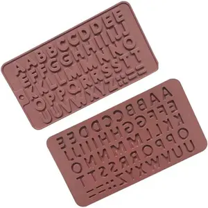 Letter   Molds  Alphabet Mould 2 count Non-Stick Fondant Molds  for Cake Decoration,Birthday Party