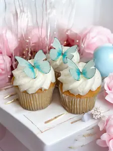 Paradise Blue Edible Butterflies