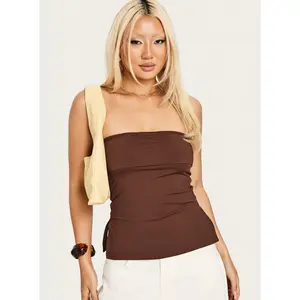 Strutter Strapless Top Chocolate