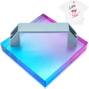 HTV Cooling Block with Handle,Craft Tool Cooler for Heat Press,Accessories for Sublimation Paper,Heat Transfer Vinyl,Sublimation HTV, DTF Film,Iron  Vinyl,Heat Transfer Paper