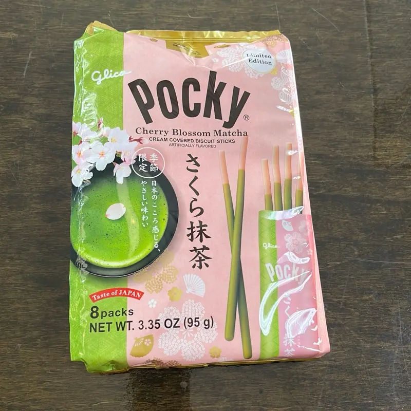 GLICO POCKY SAKURA MATCHA