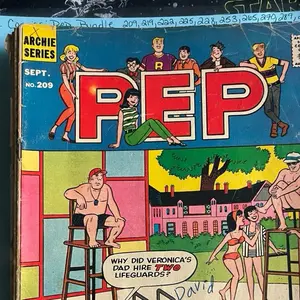 Archie Comics: Pep Bundle - Featuring No. 209 - Published by Archie Press - Ideal for Collectors and Fans