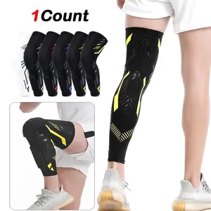 Unisex Knee and Calf Pads for Sports, Basketball, Running, and Athletic Compression Thigh Sleeves for Men and Women, Protective Leg Gear, Knee Compression Wrap