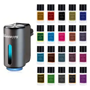 Shonoppy Car Air Fresheners, Rechargeable Car Aromatherapy Diffuser with 20 Natural  Perfume Essential Oils, Car Interior Accessories