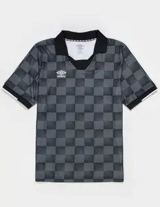 UMBRO All Over Print Mens Johnny Collar Shirt