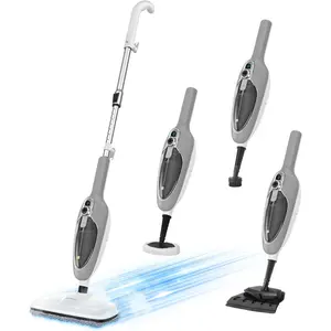 Steam Mop - 10-in-1 MultiPurpose Handheld Steam Cleaner Detachable Floor Steamer for Hardwood/Tile/Laminate Floors Carpet with 11 Accessories for Whole Home Use