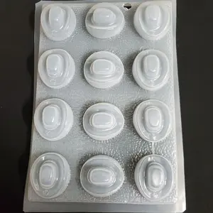 Plastic Jello Molds - Multiple Cowboy Hat Design
