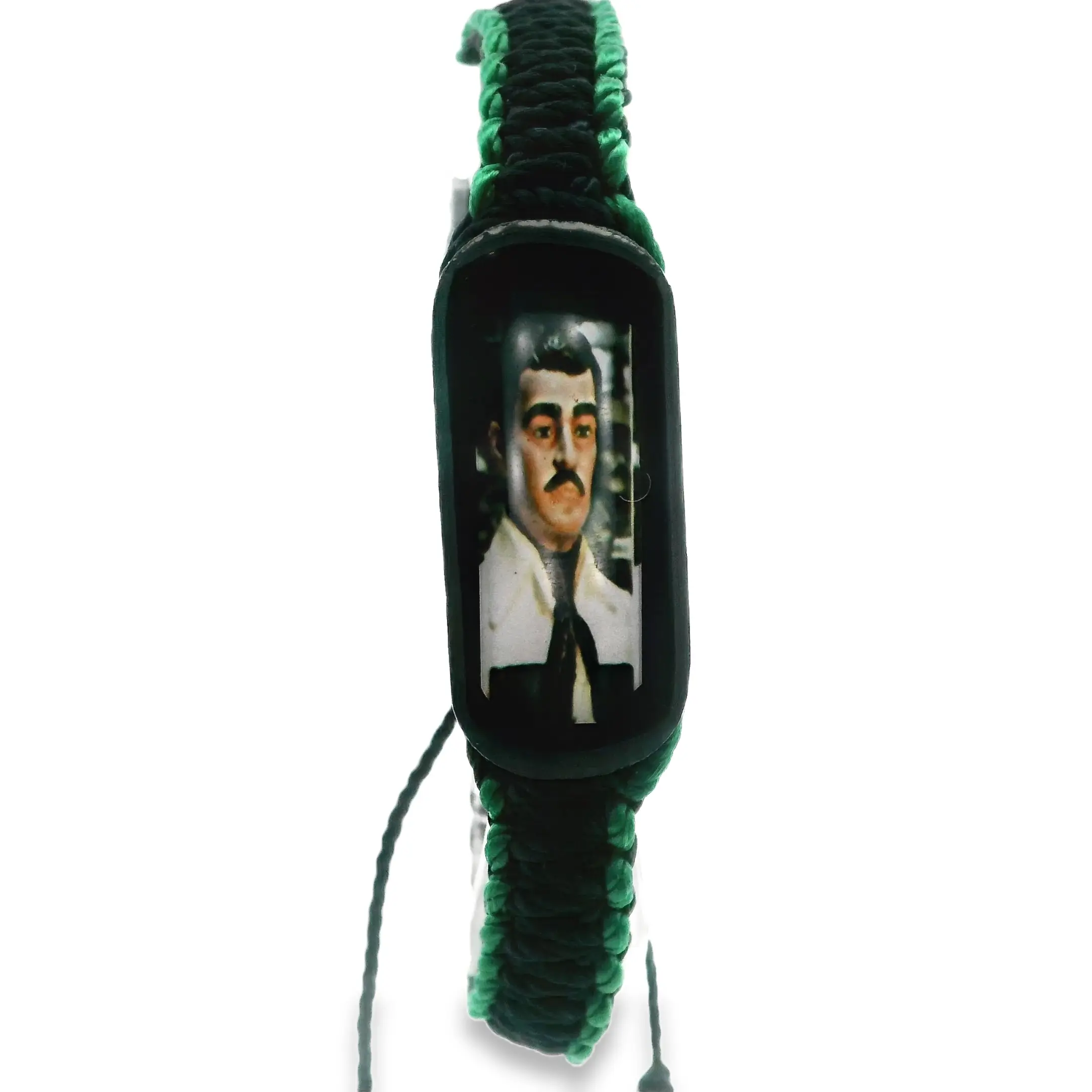 Jesus Malverde and St Jude Reversible Bracelet