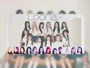 Loona Kpop License Plate Frame