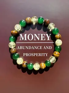 Tiger Eye Stone Bracelet 8mm Natural Healing Crystal for Men Women Wealth Success Protection Beads Motivational Gift for Birthday Christmas Father’s Day Anxiety Relief Chakra Balancing Adjustable String Elegant Minimalist Bangl