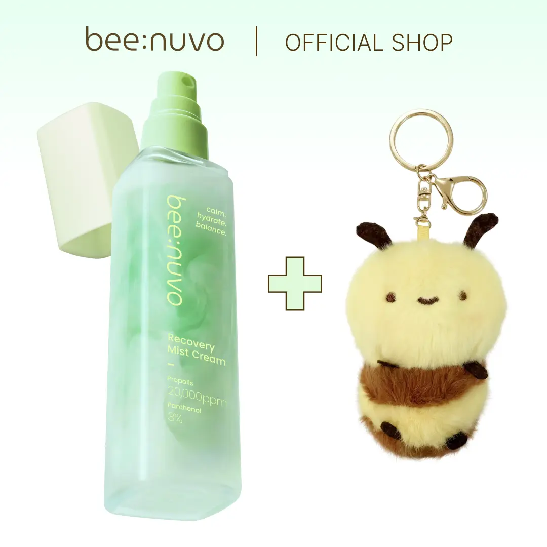 [beenuvo] Recovery Mist Cream — Facial Mist for Soothing & Barrier Care with Propolis and Panthenol, Hydration for Sensitive Skin, Korean Skincare, 2.70 fl. oz