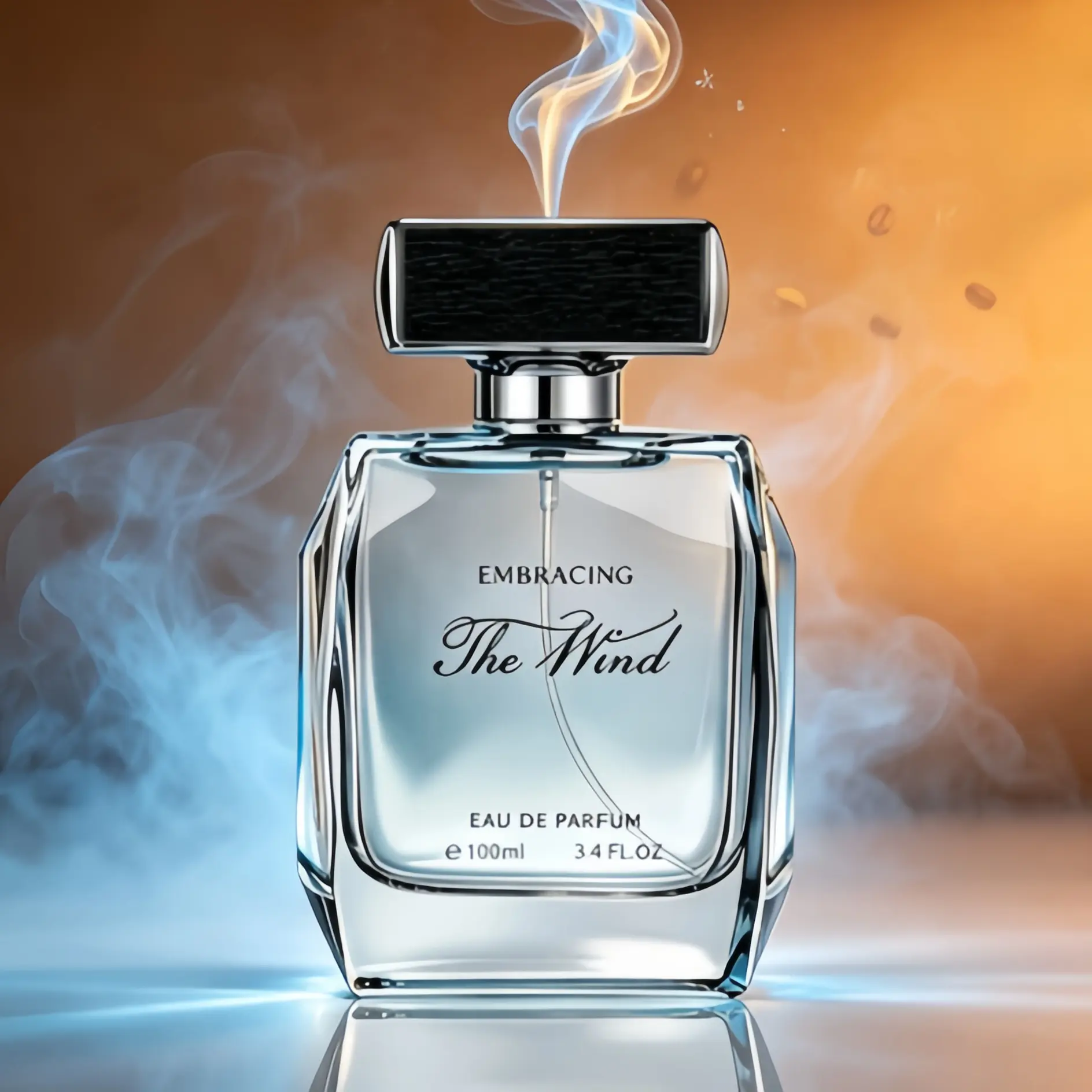 Men's perfume, 100ml eau de parfum, floral fragrance, fruity floral Kashmir scent, long-lasting, contains orange, osmanthus, cognac, and patchouli, an excellent gift choice, citrus floral notes