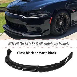 MUTUSAISI Front Lower Lip Splitter For Dodge Charger 2015-2023 SRT/Hellcats/Scat Pack Air Chin Body Kit Accessories