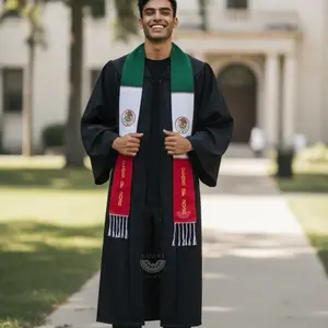 Sarape Mexican Graduation Stole | Class of 2026  | Embroidered Graduation Sash
