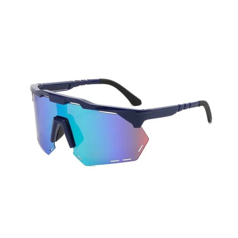 9943 dark blue frame with green lens