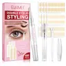 Elamei Invisible Thin PE Eyelid Tape - 480pcs Transparent Waterproof Cosmetic Makeup Tool, Peel & Apply Multi-Pack for At Home Makeup, Instant Lift for Hooded Lids, All Eye Shapes, Bare-Skin Ready, Flawless Finish