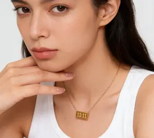 Dainty 14K Gold Plated 11:11 Wish Necklace | Luck & Dream Jewelry Gift