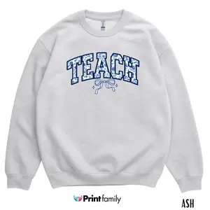 Floral Teach Sweatshirt & Tshirt, Cute Teacher Sweatshirt, Teacher Appreciation Gift, Back To School, Teacher Hoodie. School Shirt,Teacher sweatshirt