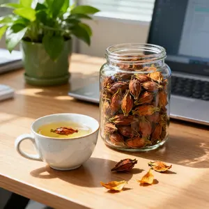 High quality dried gardenia (100g) - a natural herb that is healthy and delicious. It can be soaked in water and used as a cooking seasoning