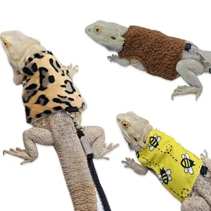 Lizard Harness Lead, Small Pet Clothing, Polyester Costume, Reptile Party Role Play Props, Chameleon, Reptile Accessories