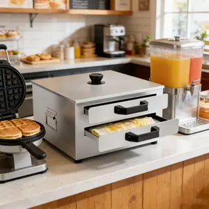 Stainless Steel Double Tier Rice Noodle Rolls Maker For Home And Shop home essentials