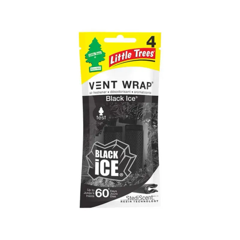 Little Trees Vent Wraps A/F Pack Of 4 for Ventilation Enhancing Airflow A/F Design