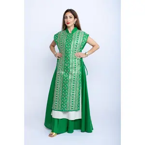 Emerald Layers Kuwaiti Dress