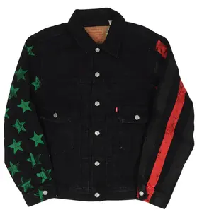 Denim Tears X CPFM Levi's '4th Of July' Black Denim Jacket MD