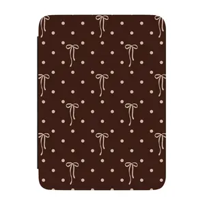 Casely Kindle Case | Teddy Bows | Brown Polka Dot