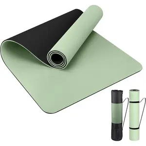 Yoga Mat Non Slip, Eco Friendly Fitness Exercise Mat with Carrying Strap,Pro Yoga Mats for Women,Workout Mats for Home, Pilates and Floor Exercises