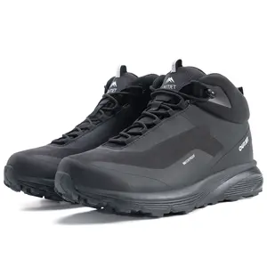 OUTJET Men's Waterproof Tactical Boots【No steel】Durable Rubber Sole for Work, Hiking, Motorcycle & Combat | Lightweight & Comfortable