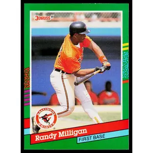 Randy Milligan 1991 Donruss #542c Baltimore Orioles
