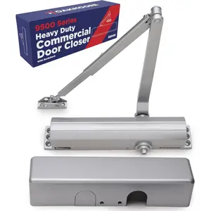 Heavy Duty Commercial Door Closer, Automatic Self Closing Door Hinges, ADA UL Grade 1-6 Listed, Door Closers Commercial High Traffic, Auto Door Closer, Hydraulic Spring Soft Close ()
