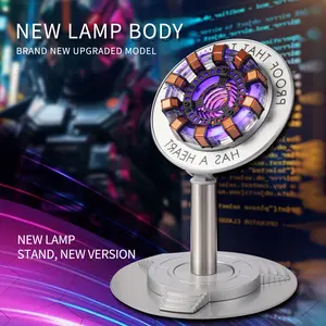 Hero Lamp - 9 Color Magic Changing Lights, Cyber-Style Desktop Ornament for Boyfriends, Fathers, gifts and Children in Computer Rooms and Bedrooms