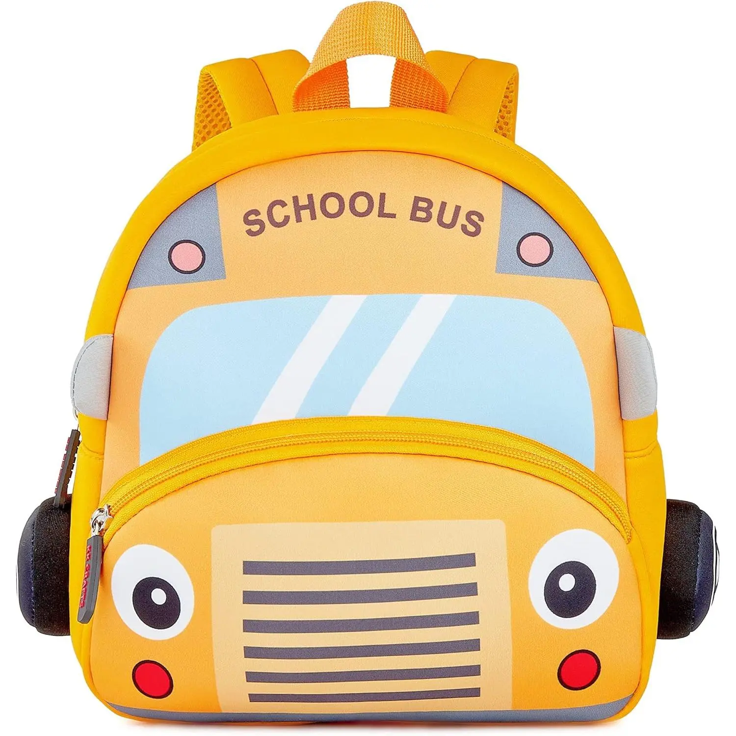 Z-CPA20    Preschool Backpack Toddler Neoprene Animal Schoolbag Lunch backpack for Kids Boys Girls(School Bus)