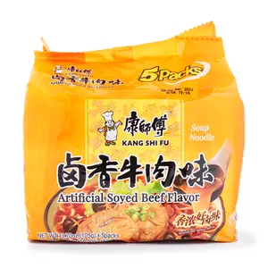 Kangshifu Soup Noodle, Soy Beef Flavor 5pk 525 g