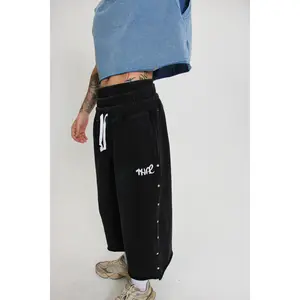 Triple Waistband Cropped Sweats