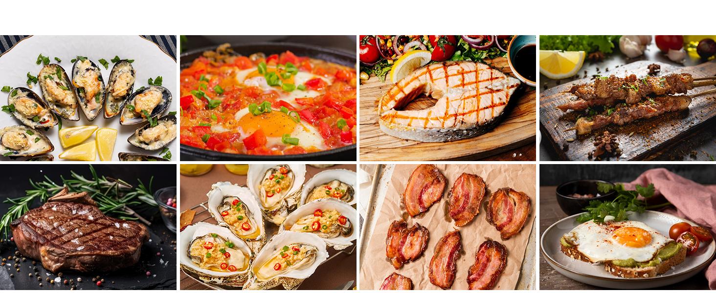 Pukomc Electric Indoor Grill,2 in 1 Indoor Grills for Kitchen with Grill Net & Non-Stick Cooking Removable Plate, Temperature Control, Dishwasher Safe, 1800W Smokeless barbecue Universal Griddle Pukomc Electric Indoor Grill,2 in 1 Indoor Grills for Kitchen with Grill Net & Non-Stick Cooking Removable Plate, Temperature Control, Dishwasher Safe, 1800W Smokeless barbecue Universal Griddle