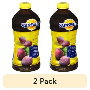 (2 pack) Sunsweet AmazIn 100% Juice, Prune, 64 Fl Oz, 1 Count Free Shipping