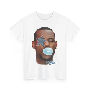 Lebron James Basketball Graphic T-Shirt - Short Sleeve Design, Classic Fit, Ideal for Sporting Events and Daily Wear