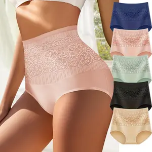 Plus Size Breathable All-Day Panties - High-Waisted Shaping with Tummy Control & Butt Lifting  Womenswear underwear for women Cute panties